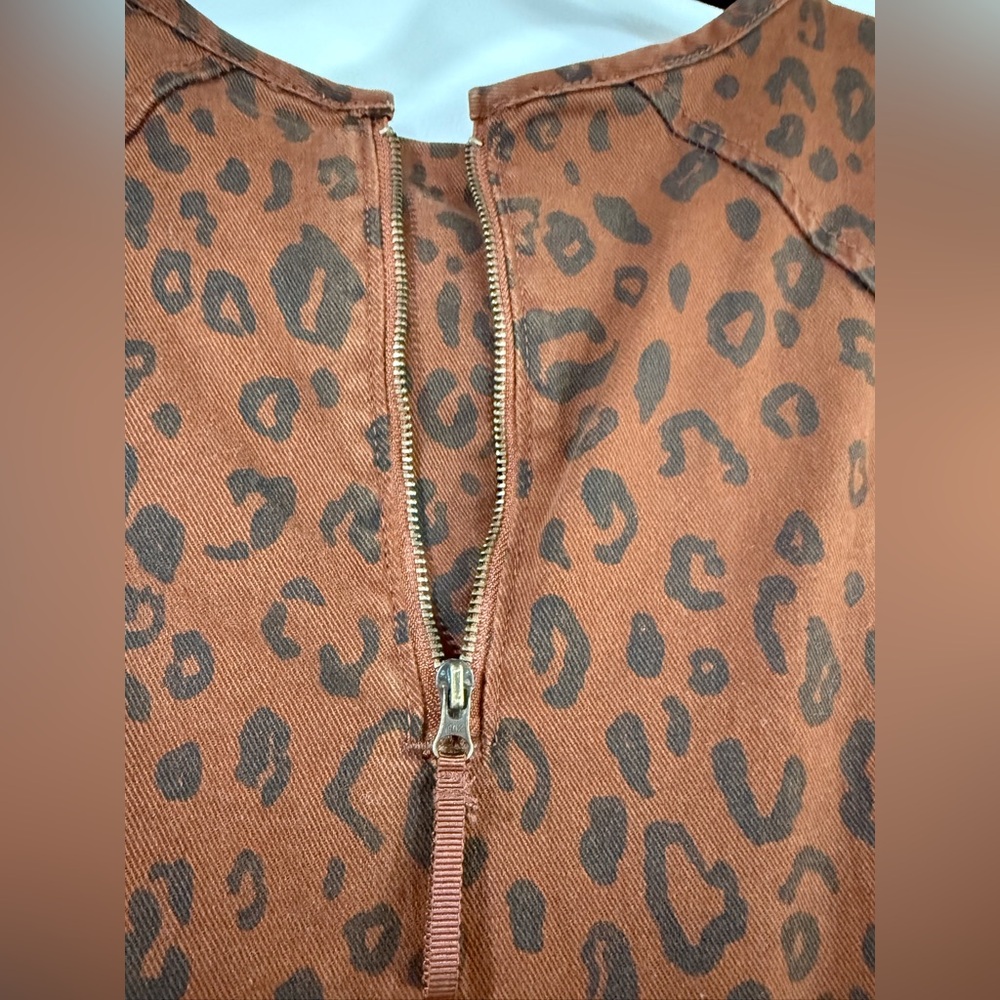 Universal Thread Leopard Print Puff Sleeve Dress … - image 7